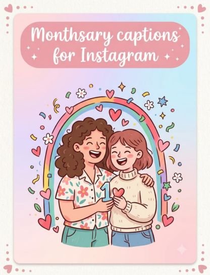Monthsary Captions for Instagram