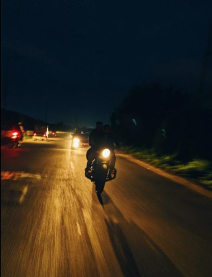Night Ride Captions