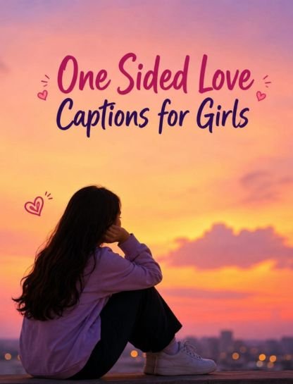 One-Sided Love Captions for Girls