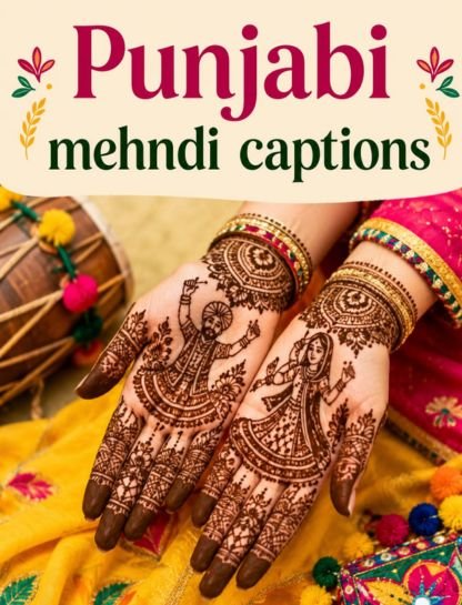 Punjabi Mehndi Captions