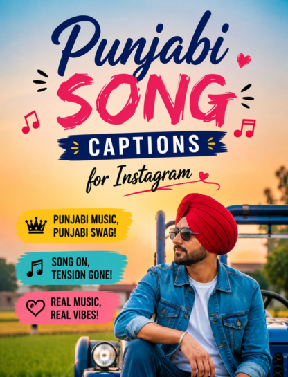 Punjabi Song Captions for Instagram 💃