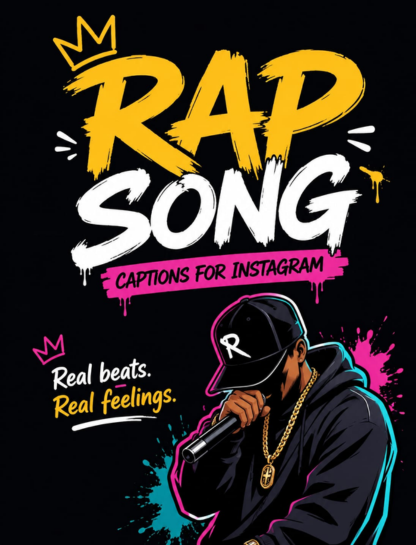 Rap Song Captions for Instagram 🔥