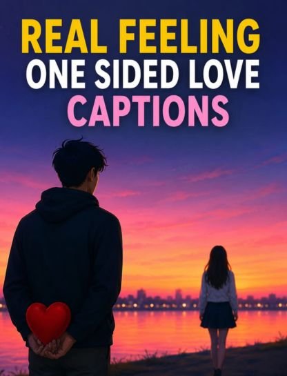 Real Feelings One-Sided Love Captions