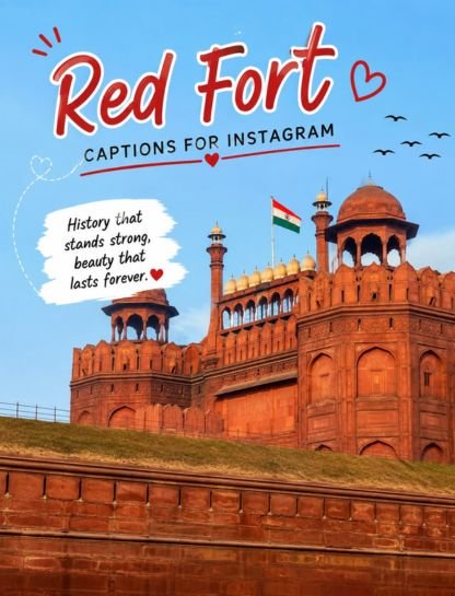 Red Fort Captions for Instagram
