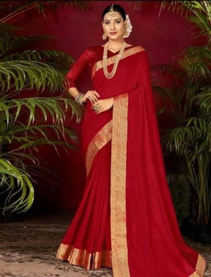 Red Saree Captions