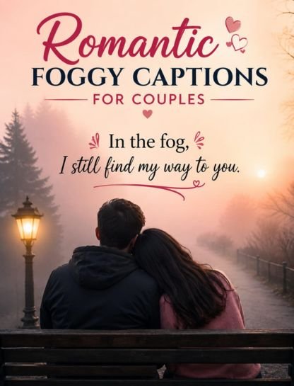 Romantic Foggy Captions for Couples