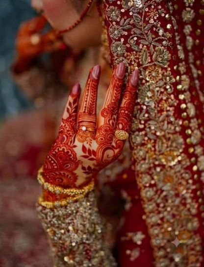 Romantic Mehndi Quotes for Bride and Groom