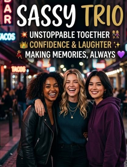 Sassy Trio Captions for Instagram