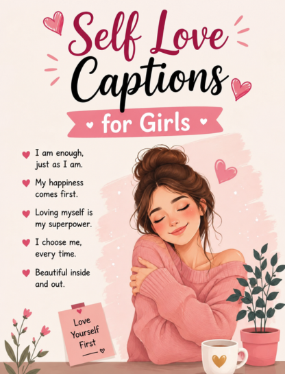 Self Love Captions for Girls