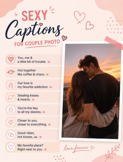 Sexy Captions for Couple Photos ❤️🔥
