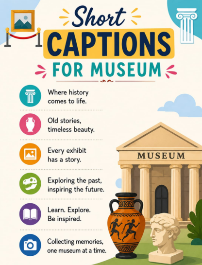 Short Museum Captions for Instagram