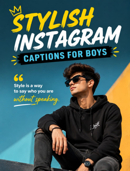 Stylish Instagram Captions for Boys