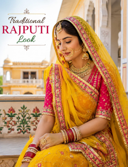 Traditional Rajputi Look Captions
