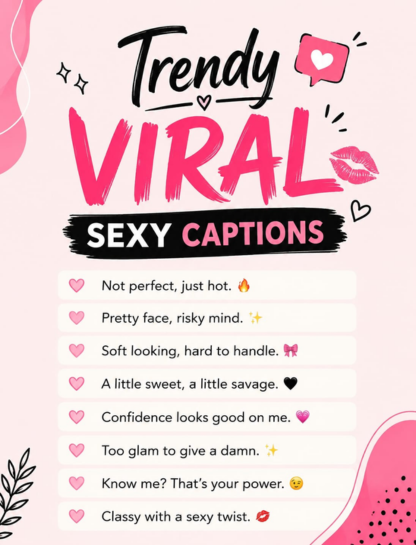 Trending 2026 Viral Sexy Captions ✨