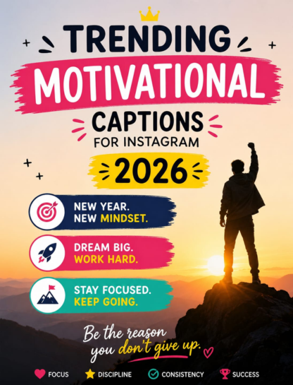 Trending Motivational Captions for Instagram 2026