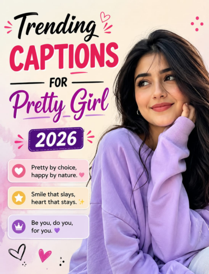Trending Pretty Girl Captions 2026