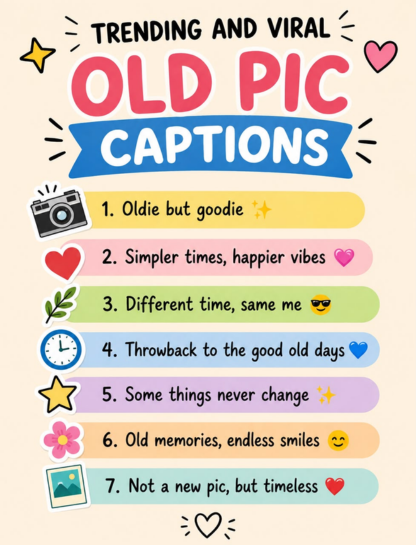 Trending and Viral Old Pic Captions