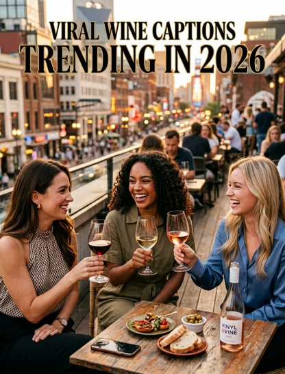 Viral Wine Captions Trending in 2026 🍷