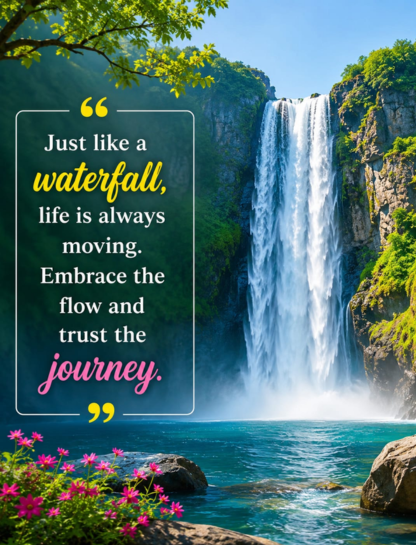 Waterfall Quotes for Instagram