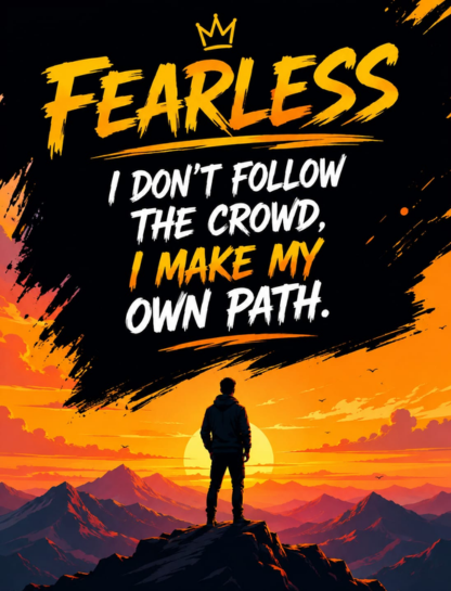 ⚔️ Fearless Hard Captions for Instagram
