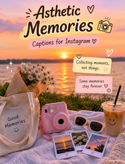 ✨ Aesthetic Memories Captions for Instagram