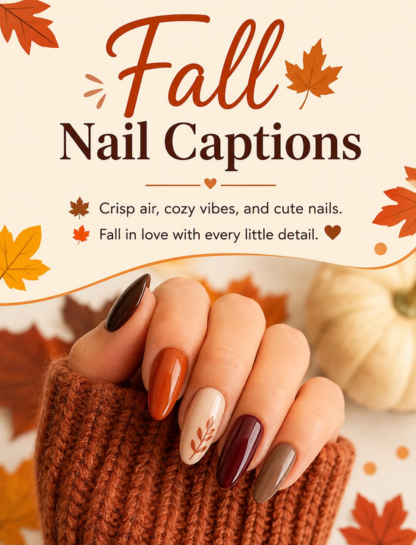 ✨ Fall Nail Captions for Instagram 🍂