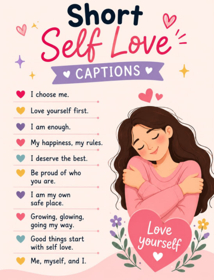 🌟 Short Self Love Captions