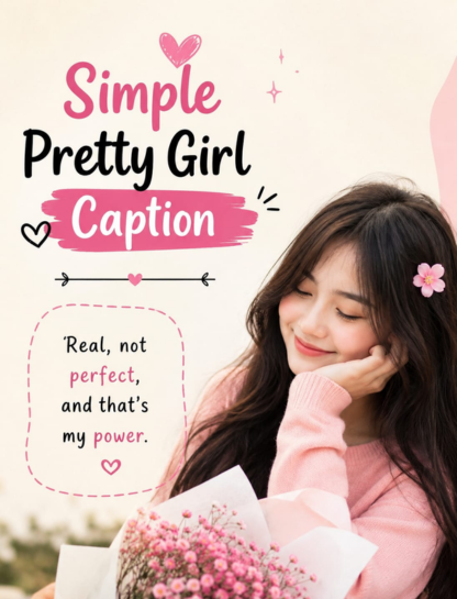 🌺 Simple Pretty Girl Captions