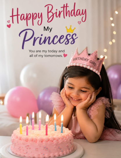 🎂 Birthday Short Daughter Captions for Instagram
