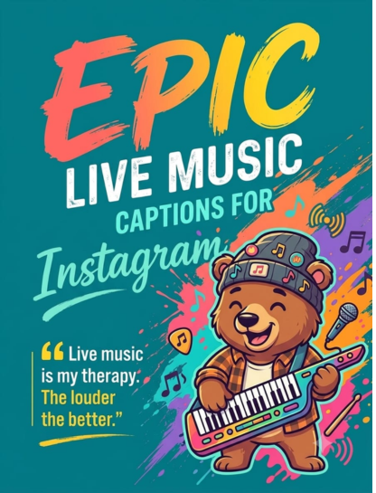 🎤 Live Music Captions for Instagram