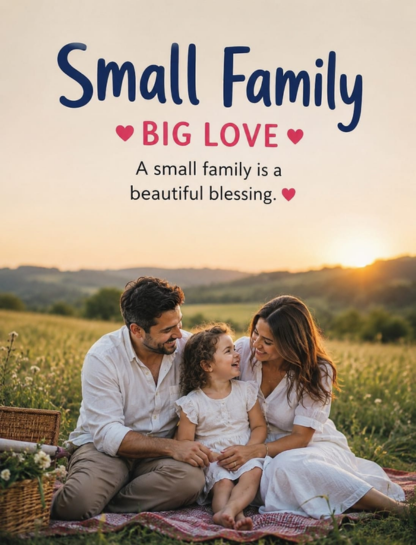 👶 Small Family Captions
