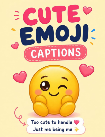 💖 Cute Emoji Captions