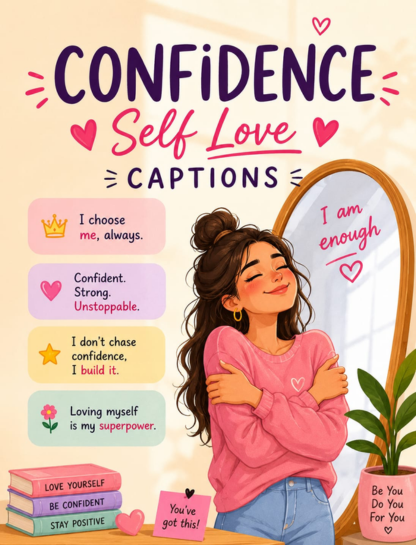 💪 Confidence Self Love Captions