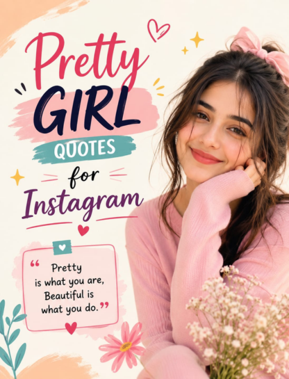 💬 Pretty Girl Quotes for Instagram