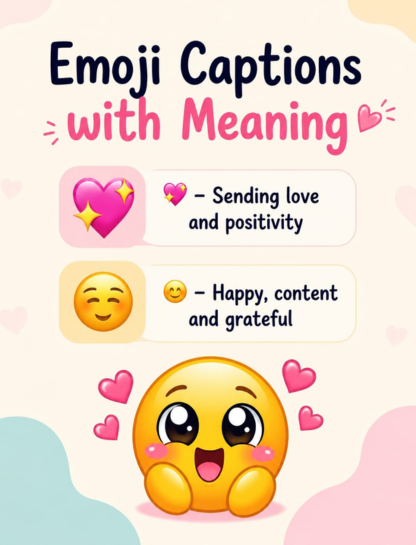 💭 Emoji Captions with Meaning
