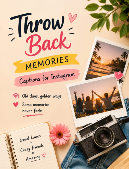 📷 Throwback Memories Captions for Instagram