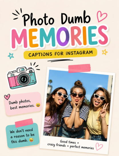 📸 Photo Dump Memories Captions for Instagram