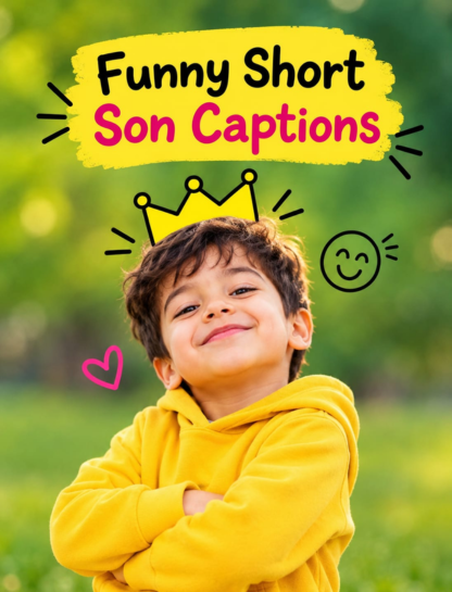 😂 Funny Short Son Captions