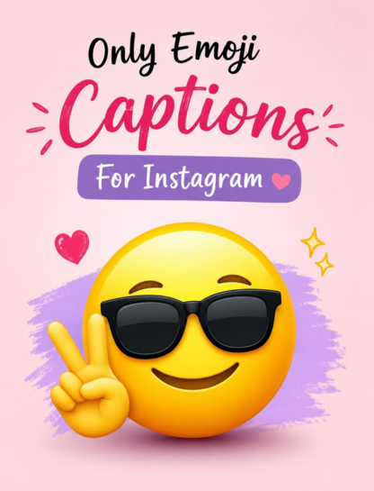 😶 Only Emoji Captions for Instagram