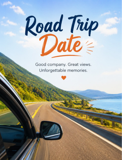🚗 Road Trip Date Captions