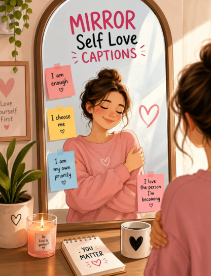 🪞 Mirror Self Love Captions