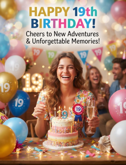19th Birthday Sayings