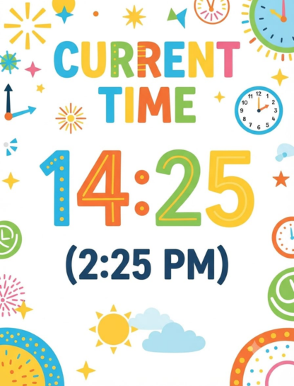 2:25 PM in Military Time