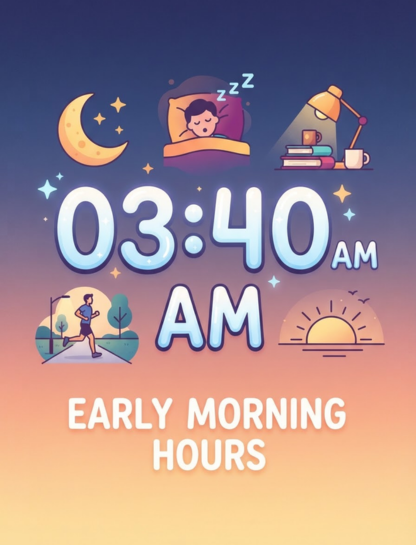 3:40 AM in 24-Hour Time