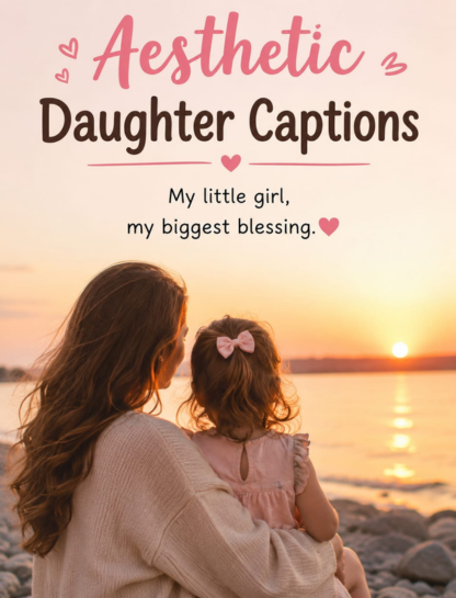 Aesthetic Daughter Captions