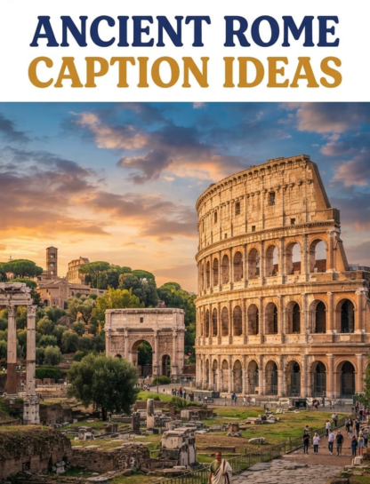 Ancient Rome Captions Ideas