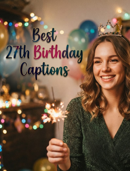 Best 27th Birthday Captions