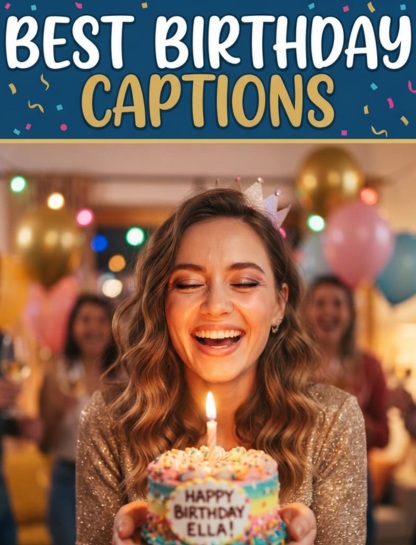 Best Birthday Captions