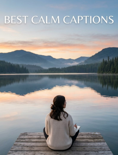 Best Calm Captions