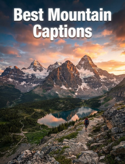 Best Mountain Captions